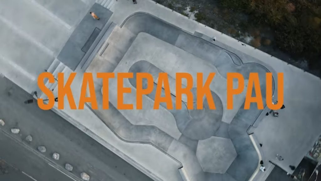 Construction du skatepark à Pau