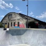 Construction du skatepark à Pau