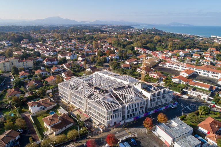 Construction d'un village d'entreprises (BY CAPG) "le Connecteur" à Biarritz