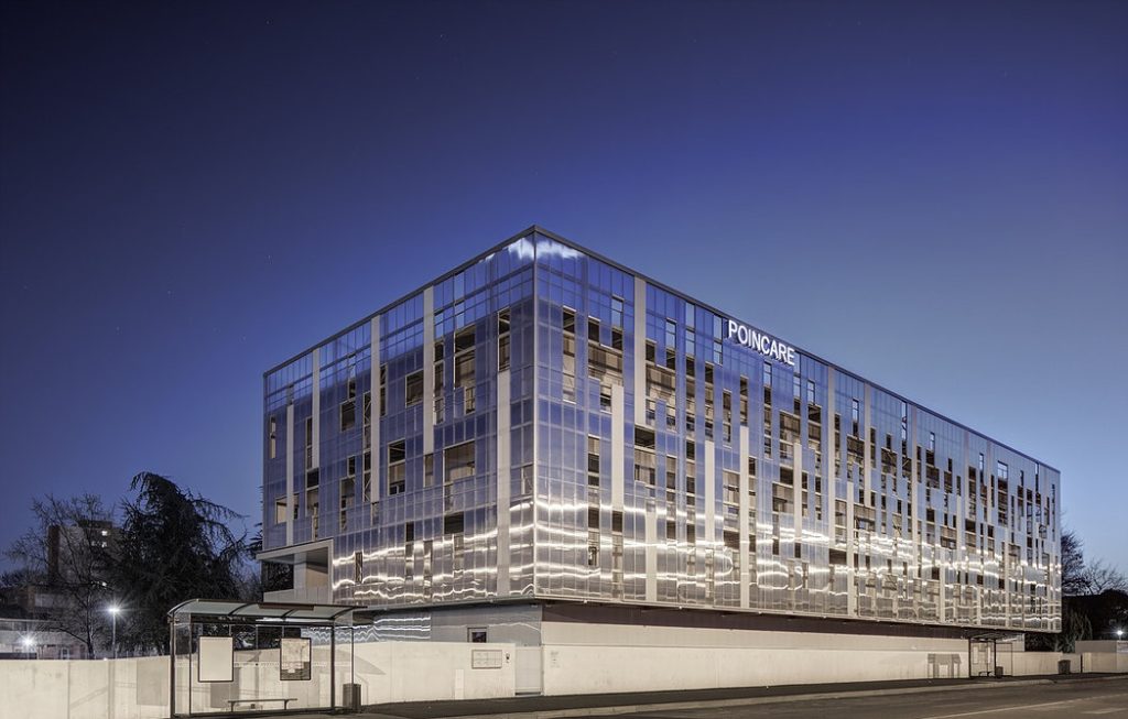 Construction d'un immeuble de bureaux "Poincaré" sur le site Hélioparc à Pau